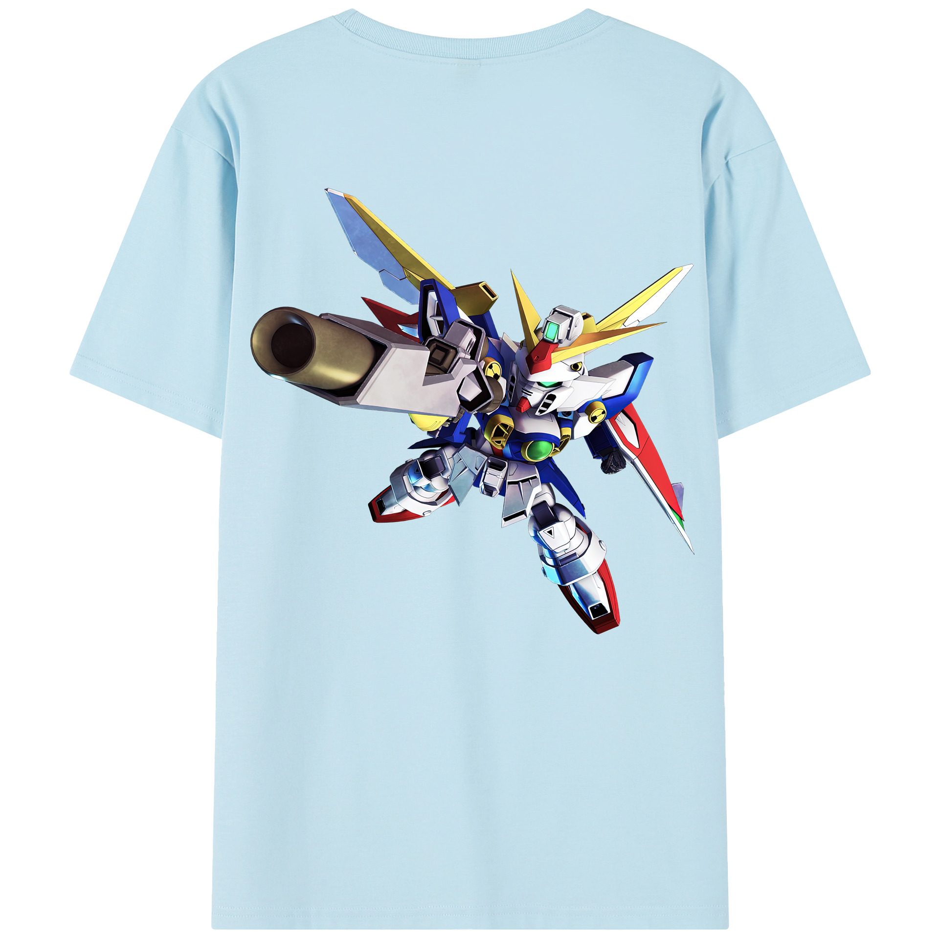 （画像用） 機動戦士ガンダム Mobile Suit Gundam 綿100％半袖Tシャツ（背面プリント）